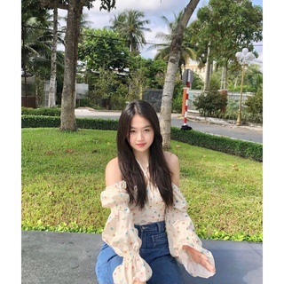 💐💐 ÁO CROPTOP MOCKING HOA