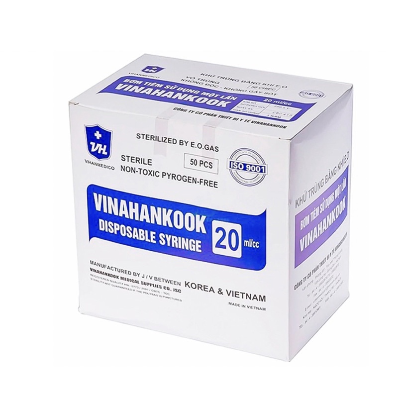 Bơm tiêm , dùng 1 lần , vô trùng