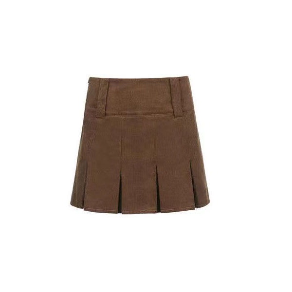 Bộ Áo Cardigan Ngắn Tay + Chân Váy Xếp Ly Lưng Cao Thời Trang Mùa Hè Ngọt Ngào Cho Nữ