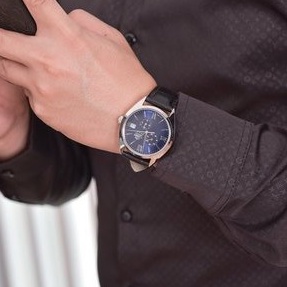 Đồng hồ cơ nam Orient RA-AK0507L10B kính cứng chống va đập, chống nước 3 ATM, dây da cao cấp chính hãng Nhật Bản