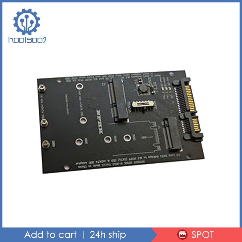 Thẻ Chuyển Đổi Kool2-8) M.2 Ngff / Msata Ssd Sang Sata Iii 3.0 Cho Pc Laptop 2230