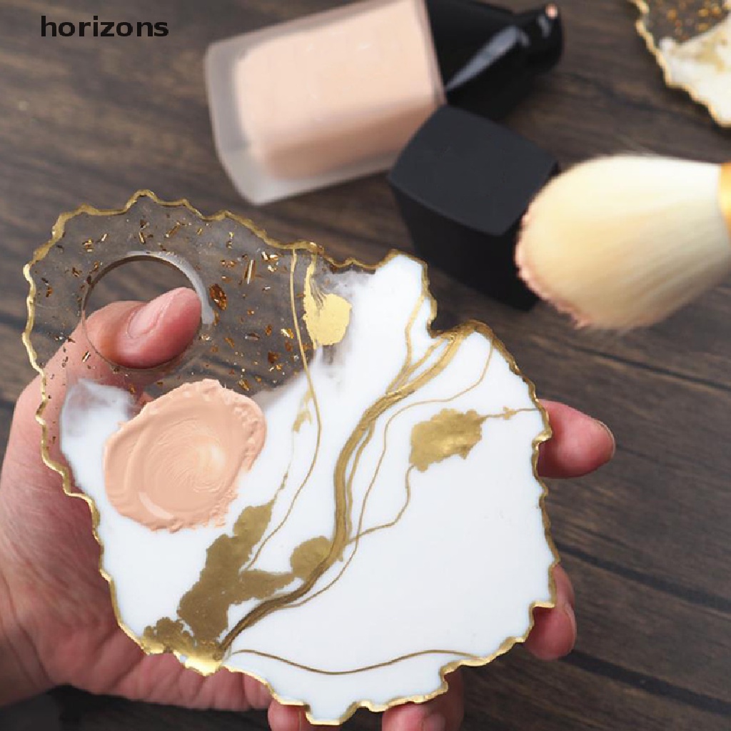 Khuôn Silicone Làm Bảng Pha Màu Epoxy Resin DIY