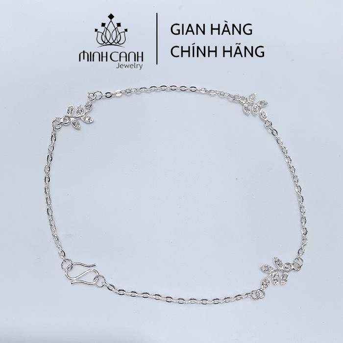 Lắc Chân Bạc Chiếc Lá Nhỏ - Minh Canh Jewelry