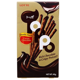 Bánh Que Toppo Lotte Nhân Socola Hương Cacao
