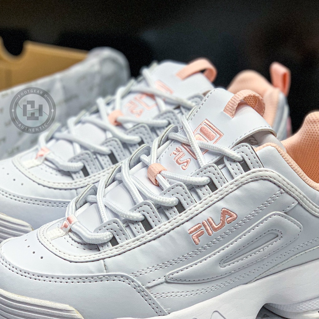 Giày Fila Disruptor 2 trắng/ trắng hồng