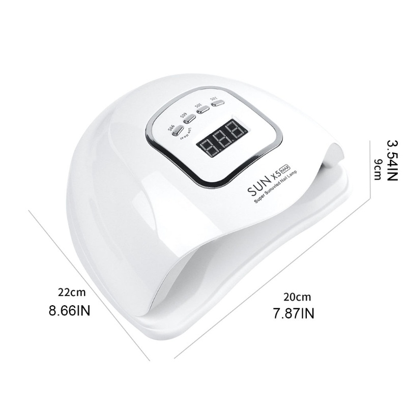 Đèn Hong Khô Sơn Móng Tay Gel UV 150W Với 4 Chế Độ Hẹn Giờ