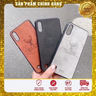 Ốp lưng da iphone 6 7 8, 6 7 8 plus, Iphone X, Xs max , iphone 11, 11 pro max logo táo, logo đầu hươu
