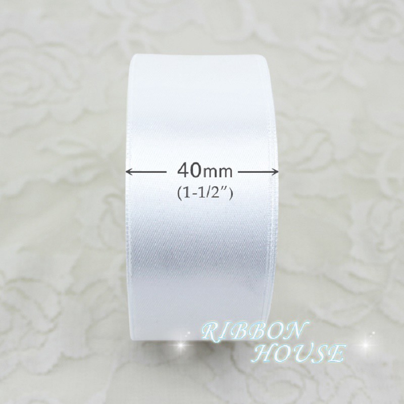 Cuộn Dây Ruy Băng 40mm Dài 25 Yard Trang Trí Giáng Sinh