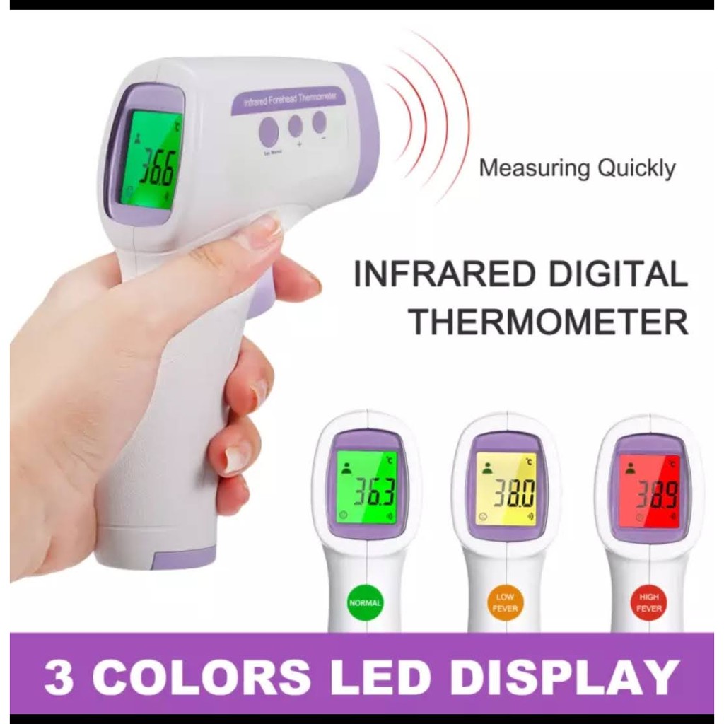 Nhiệt kế hồng ngoại đo trán hỗ trợ đo nhiệt độ môi trường, nhiệt độ sữa, nước tắm