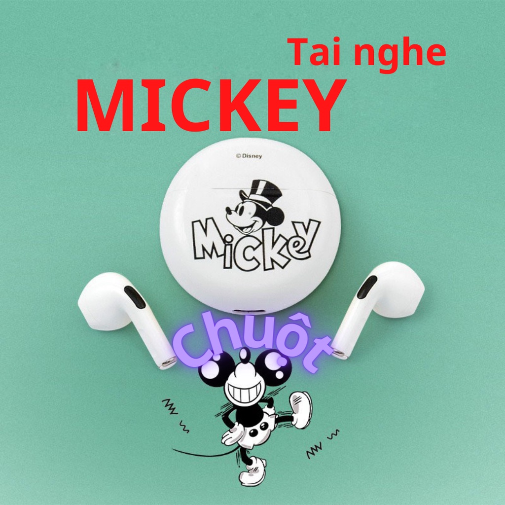 Tai Nghe Nhét Tai Disney Pro 6 Tueman Bluetooth Không Dây Âm Thanh Hifi Có Micro Định Vị Check Setting