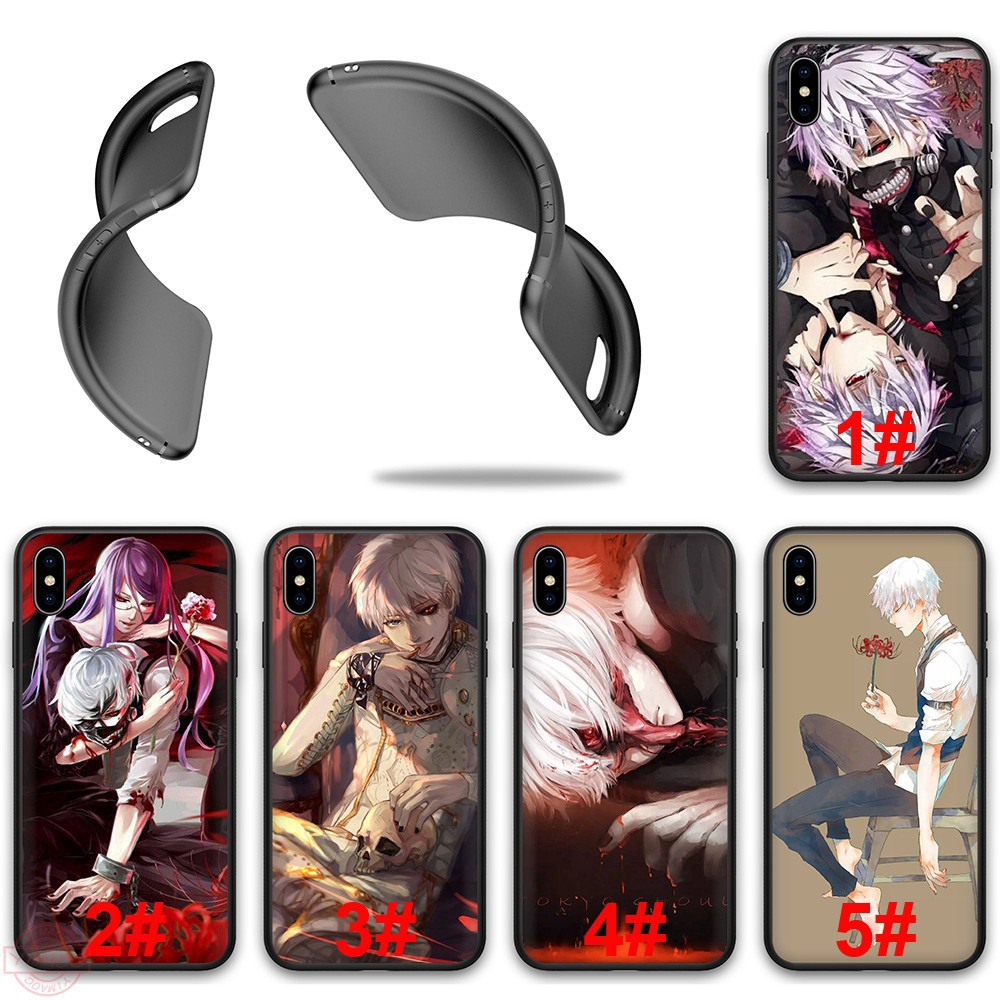 🍁 Ốp điện thoại in hình tokyo ghoul ken kaneki iphone xs max xr x 8 plus 7 plus 6s plus 6 11 pro max - A612