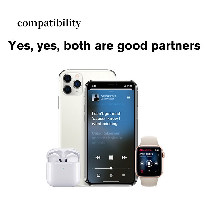 Tai Nghe Nhét Tai Không Dây Kết Nối Bluetooth Chống Ồn Có Mic Âm Thanh HiFi Thông Minh Chuyên Dùng Chơi Game In Pro 4