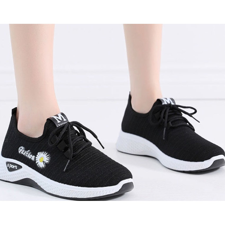 GIÀY NỮ, GIÀY SNEAKER THỂ THAO THỜI TRANG HOA CÚC GR 23