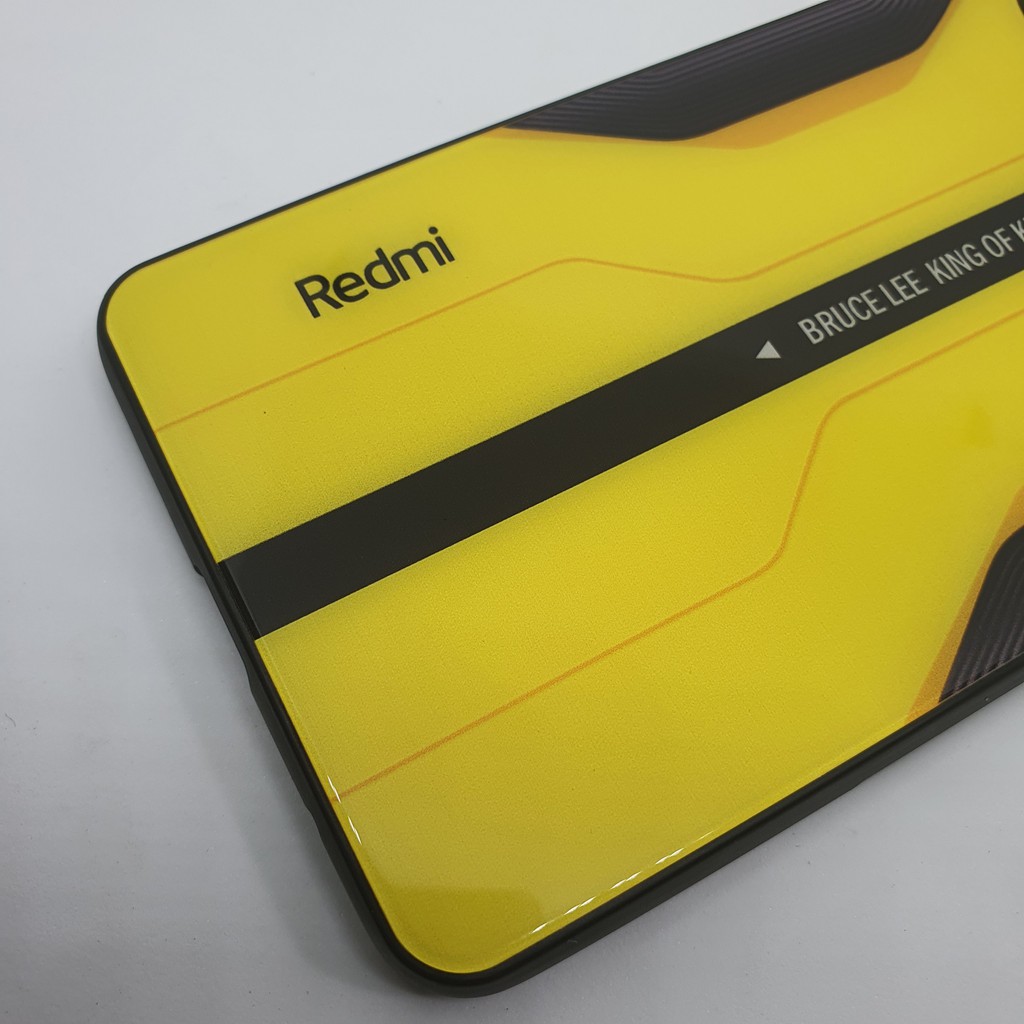 Ốp lưng kính cường lực Xiaomi Redmi Note 10 Pro - Bruce Lee edition