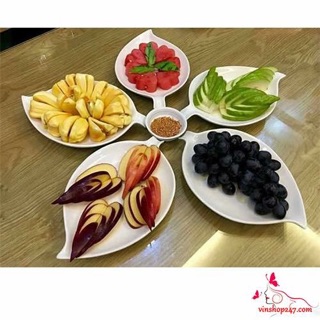 Bộ đĩa đựng thức ăn