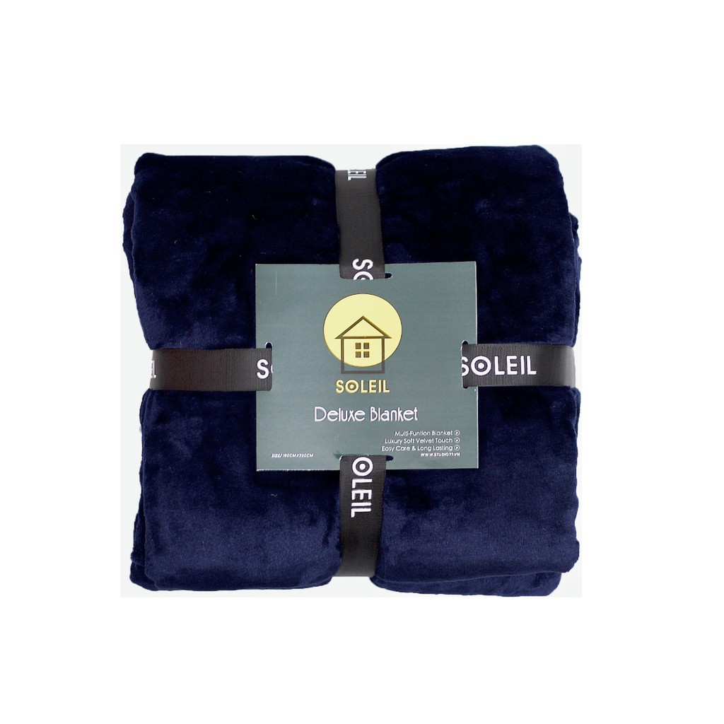 Set 2 chăn tuyết Flannel blanket STUDIO 77 - SOLEIL (nhiều size)