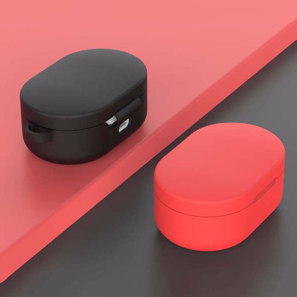 Vỏ Bảo Vệ Hộp Sạc Tai Nghe Bluetooth Redmi Airdots Bằng Silicon Mềm Họa Tiết Chấm Bi Nhiều Màu Chống Sốc