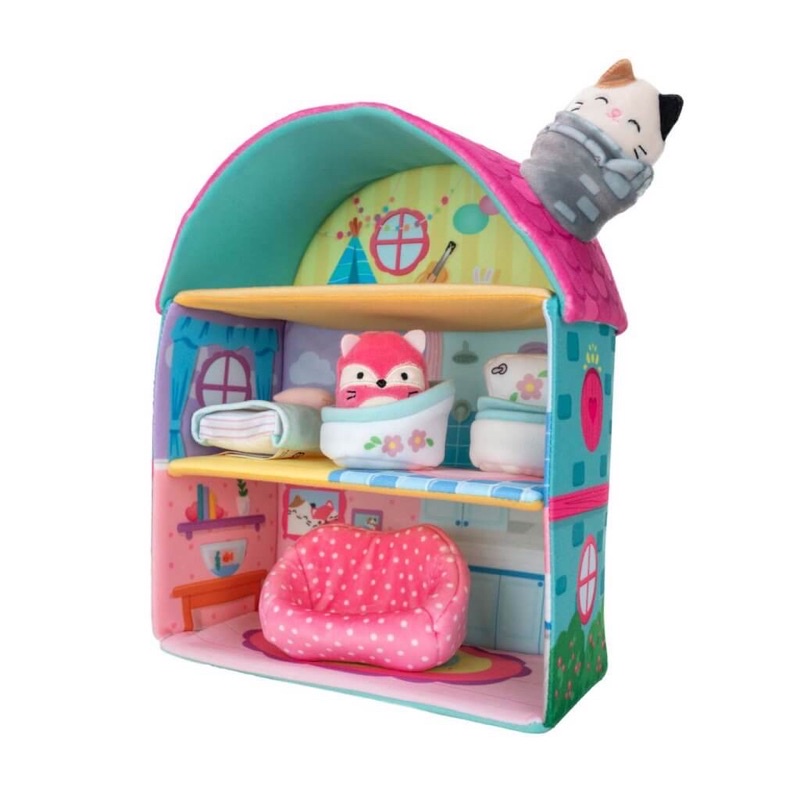 Đồ chơi Squishville chủ đề ngôi nhà 3 tầng