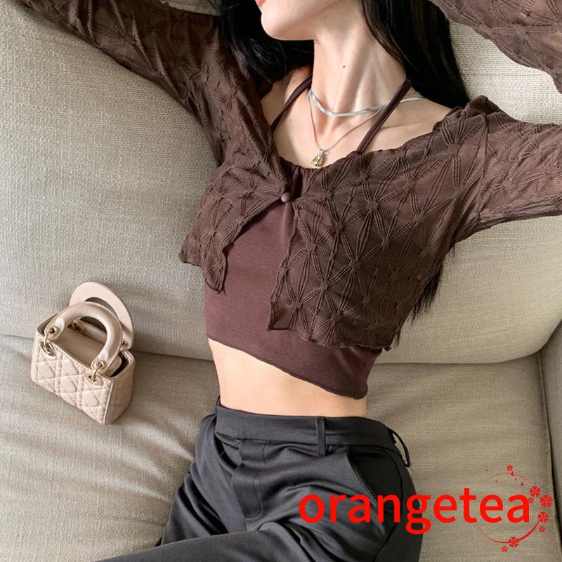 Áo Khoác Cardigan Chống Nắng Một Nút Thời Trang Cho Nữ