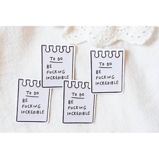 Bộ sticker dùng trang trí sổ nhật ký, đánh dấu công việc cần làm hàng ngày