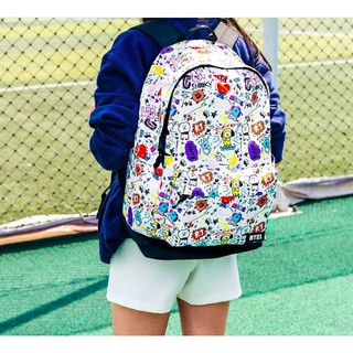 Balo Thời Trang BTS BT21 (Tặng Kèm 1 Phần Quà Khi Mua Balo)