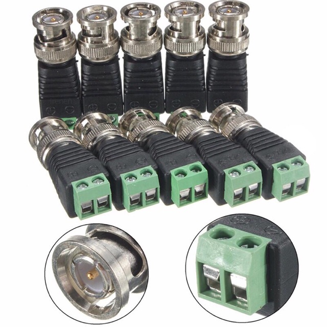 10 Jack BNC vặn vít