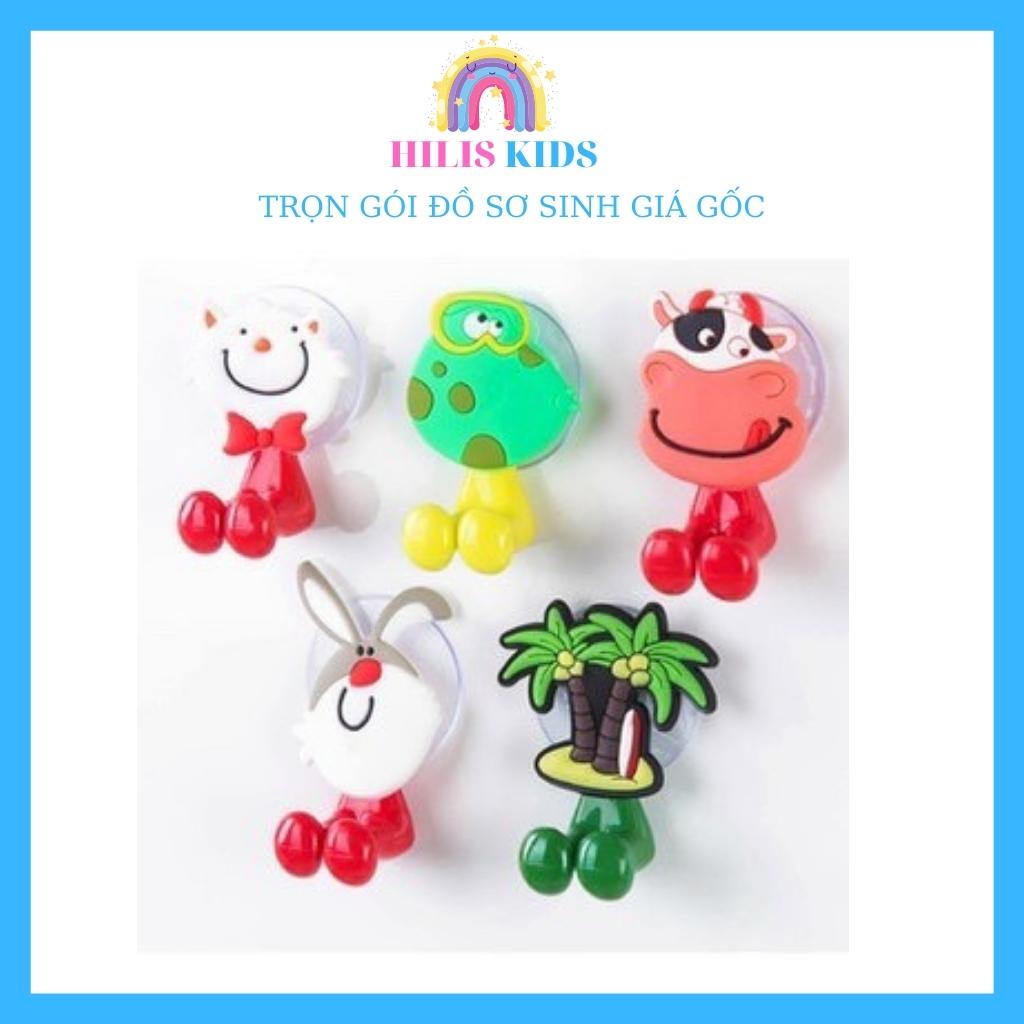 Móc treo bàn chải đế hút chân không, móc treo đồ, móc treo bàn chải ngộ nghĩnh cho bé MOC06 BamBee Mart