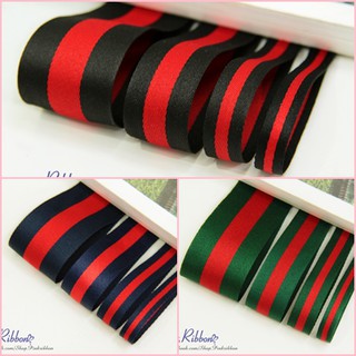 Ruy băng 3 sọc - Dây G.u.c.c.i (GIÁ 1M)