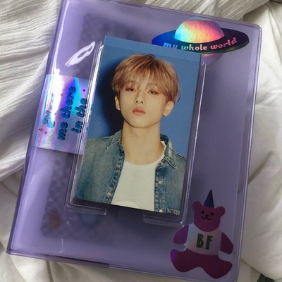 Album Ảnh Sổ Card Kpop Bìa Trong Jelly Nhiều Màu Hình Polaroid