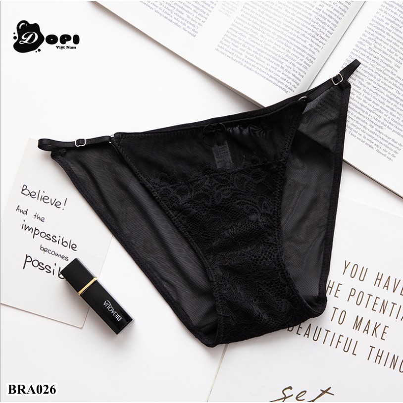 (BRA026) Quần lót nữ quần chíp nữ cạp dây gợi cảm sexy chất liệu ren cao cấp | BigBuy360 - bigbuy360.vn