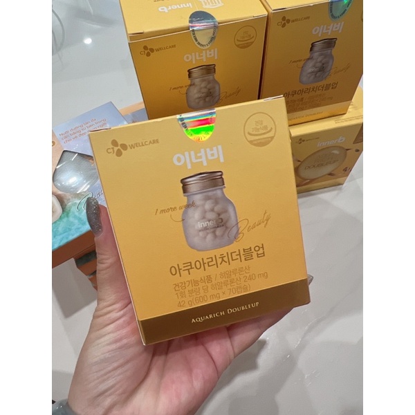 Viên Uống Cấp Nước Collagen Innerb Aqua Rich 70 viên Cung Cấp Nước, Độ Ẩm Cho Da