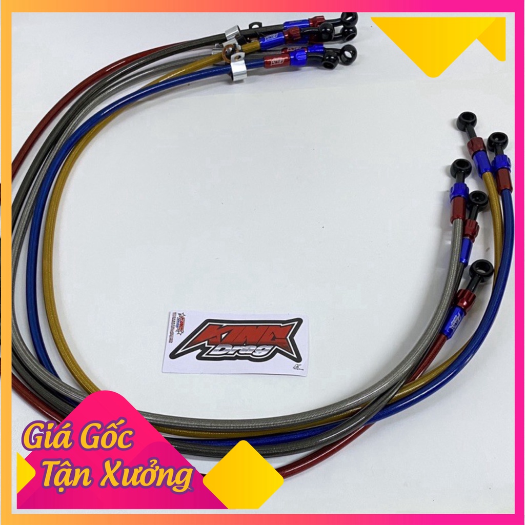 Dây dầu King Drag Thailand đầu nhôm CNC xoay 360 (Ảnh Sp thật)