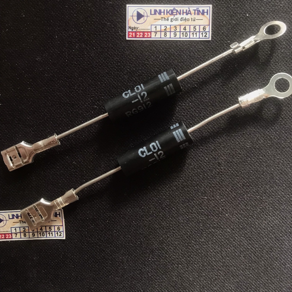 Túi 2 cái Đi ốt lò vi sóng điện áp cao một chiều và hai chiều  CL01-12 RG912 CL0I-I2  HV-6X21 HV-6X2PI DIOT LVS loại tốt