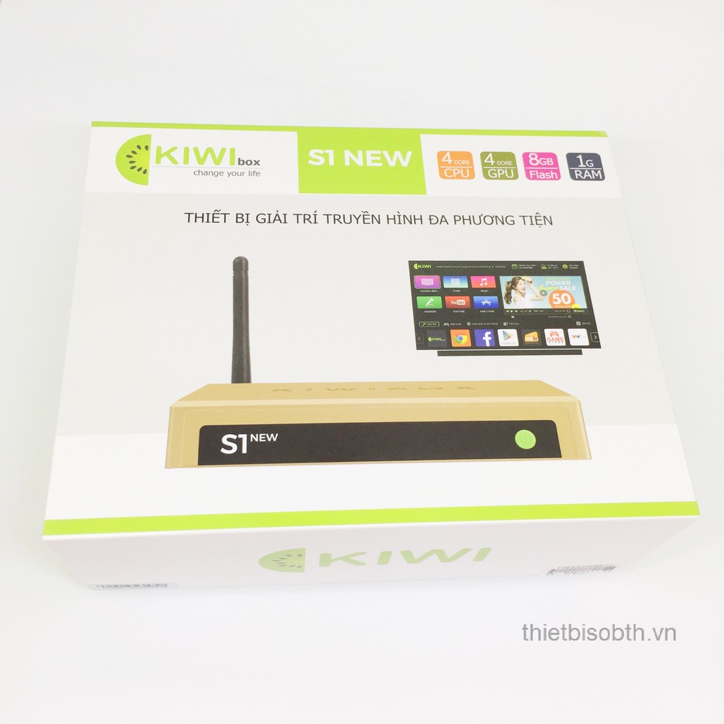 KIWIBOX S1 NEW + TẶNG CHUỘT KHÔNG DÂY KIWI S188.