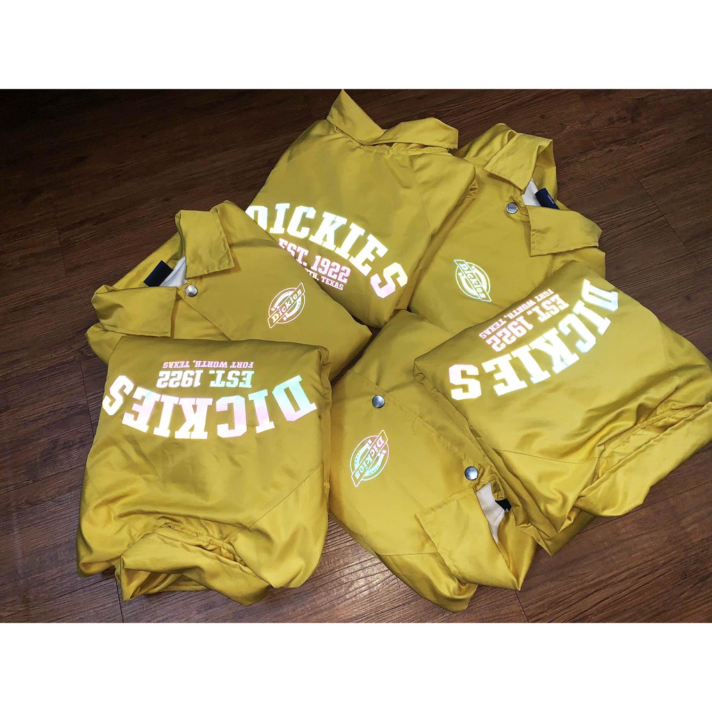 Áo khoác Bomber Jacket Dickies chính hãng - Màu Vàng