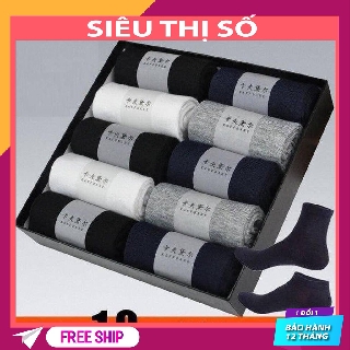 Tất chống thối chân xuất Nhật tất co dãn 4 chiều thoáng mát 10 đôi như hình