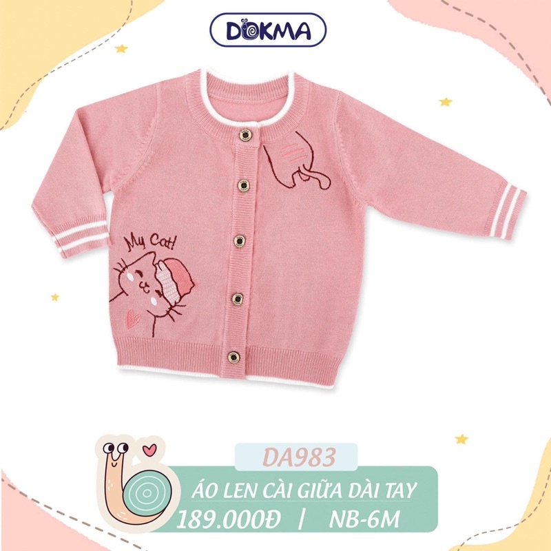 ÁO LEN CÀI GIỮA DOKMA DA983