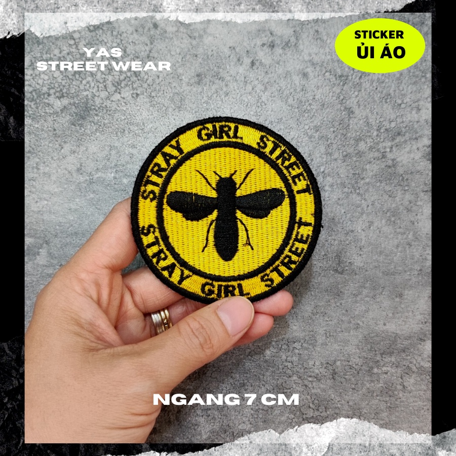 Sticker ủi áo cao cấp, miếng dán quần áo dùng làm Patch ủi, miếng vá quần áo, vá áo phao, trang trí BALO