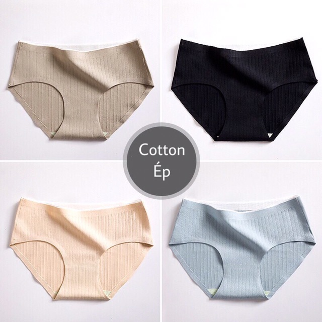 5 Quần lót nữ cotton không đường may mềm mại chất đẹp giá tốt - Quần lót mặc áo dài học sinh cấp 2