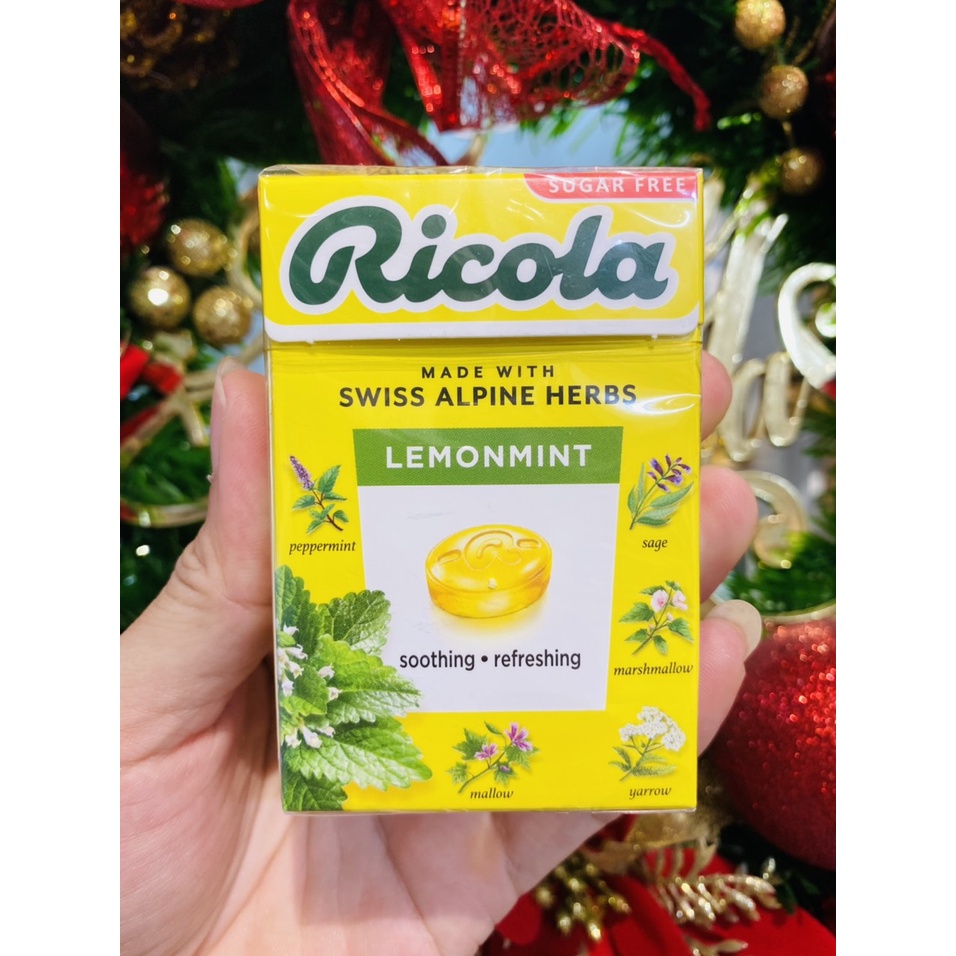 Kẹo thảo mộc ngậm ho Original các vị hiệu Ricola