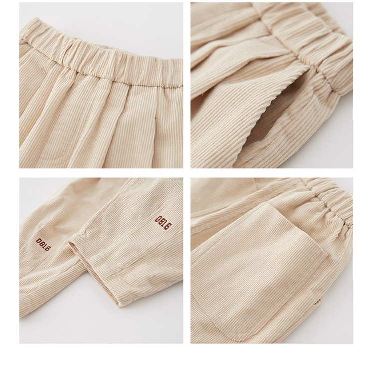 [Babycat] Hàng Có Sẵn Quần Nhung Lông Cừu Dáng Rộng Một Mảnh Phong Cách Nhật Bản Hàn Quốc Thời Trang Mùa Thu 2022 Dành Cho Bé Gái