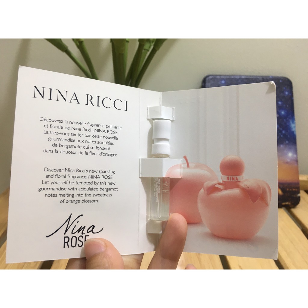 Vial nước hoa Nina Ricci Nina EDT 1.5ml (Nina Rose)