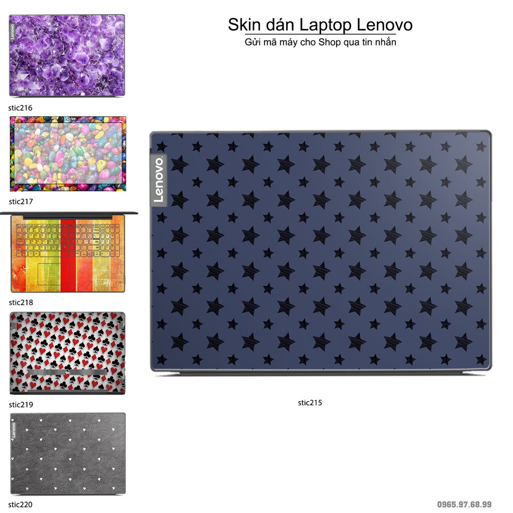 Skin dán Laptop Lenovo in hình Hoa văn sticker nhiều mẫu 35 (inbox mã máy cho Shop)