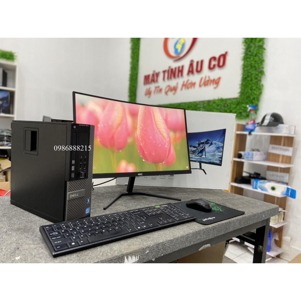 Bộ máy tính để bàn ( Core  i7- 3770 (/ Ram 8GB / SSD 256GB ) và Màn hình KingView 24 inch - Bảo hành chính Hãng 24 tháng