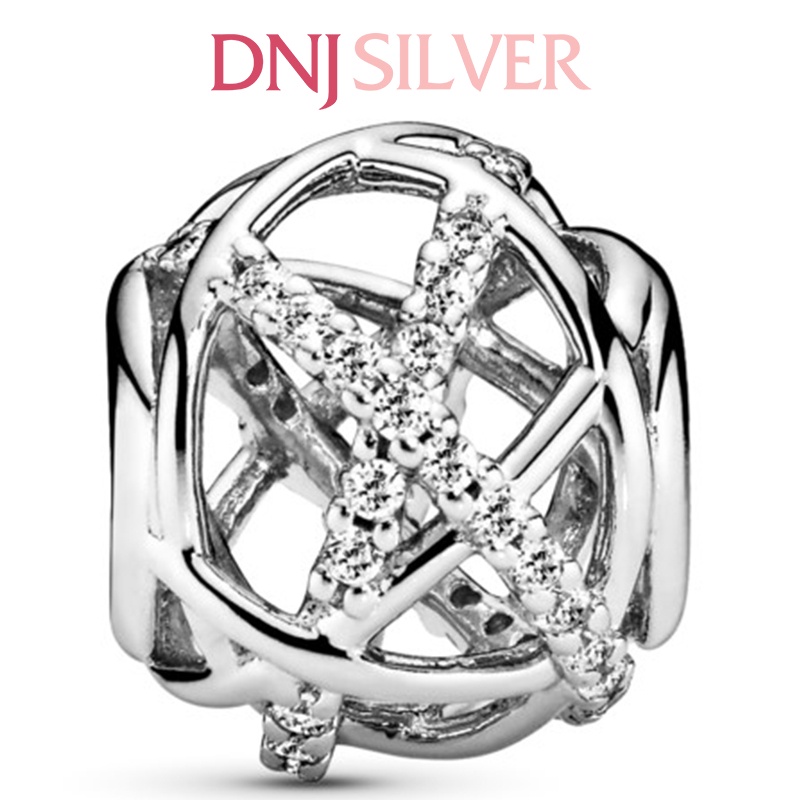 Charm bạc 925 cao cấp, hàng chuẩn bạc - Charm Sparkling Galaxy Openwork thích hợp để mix vòng tay charm - DN249