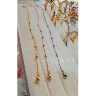 Lắc tay titan dây mì bi
