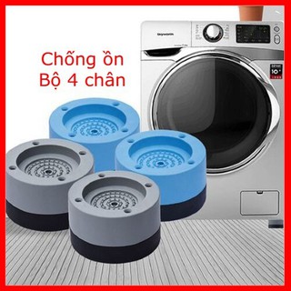Chân đế máy giặt chống rung kê tủ lạnh bộ 4 cái bằng nhựa cao cấp chống ồn hiệu quả  hiệu Electrolux, Itachi, Inverter