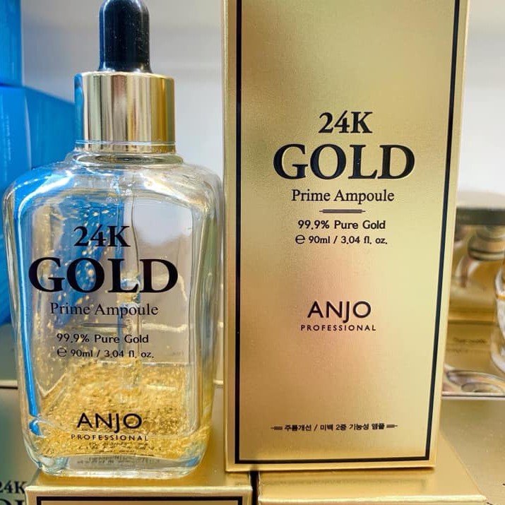 Tinh chất Vàng đậm đặc 24K Gold Prime Ampoule 99.9% Pure Gold Anjo - 90ml