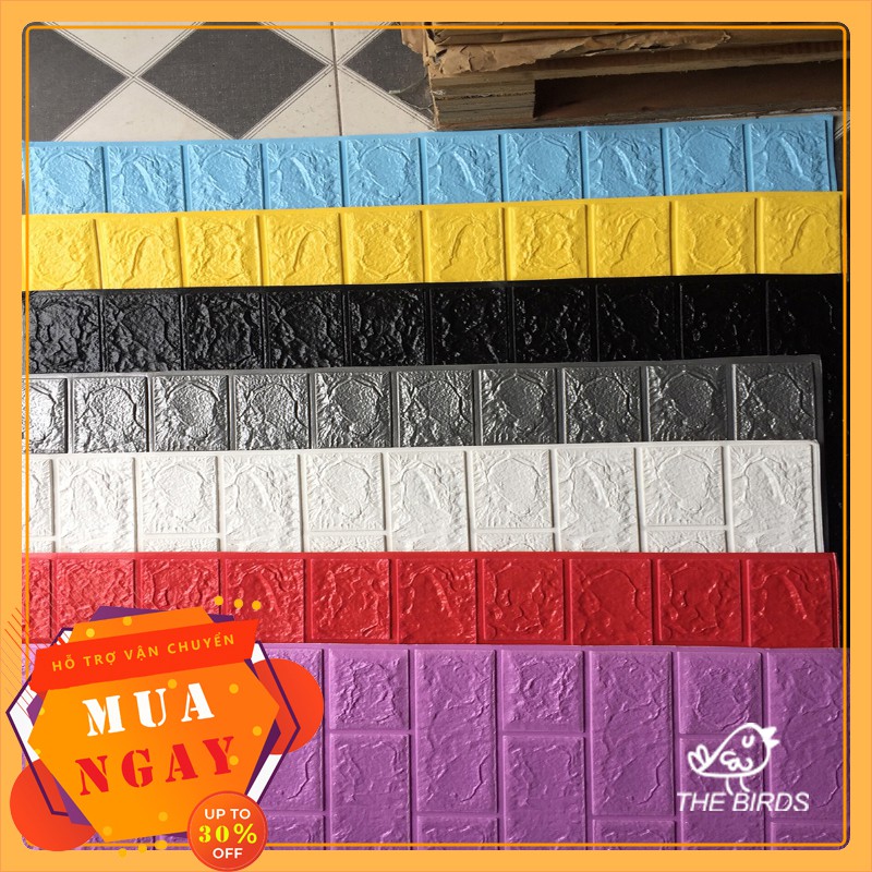 miếng xốp dán tường 🔥 Freeship 🔥 khi nhập mã [tam_dan_tuong_3d] xốp dán tường phòng ngủ khổ lớn đẹp