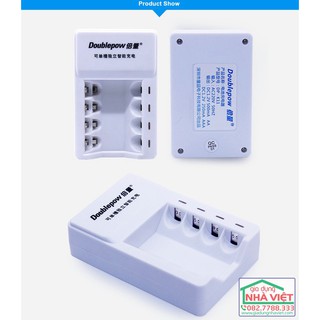 Bộ sạc pin tiểu pin đũa 4 viên doublepow dp-k11